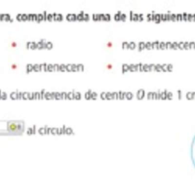 Puntos en la circunferencia y círculo (II) Puntos en la circunferencia y círculo (II)