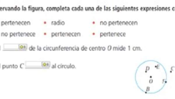 Puntos en la circunferencia y círculo (II) Puntos en la circunferencia y círculo (II)