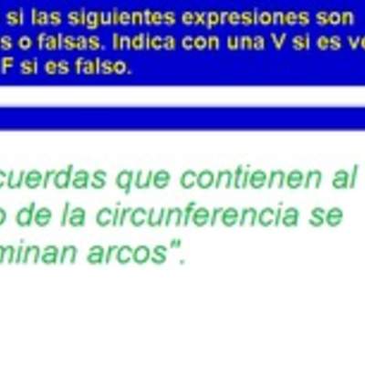 Identificar elementos de la circunferencia Identificar elementos de la circunferencia