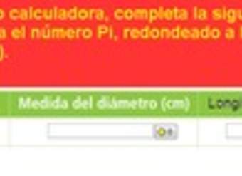 Cálculo de la medida del diámetro y perímetro de una circunferencia a partir de la medida del radio Cálculo de la medida del diámetro y perímetro de una circunferencia a partir de la medida del radio