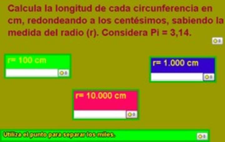 Cálculo de la longitud de una circunferencia (II) Cálculo de la longitud de una circunferencia (II)