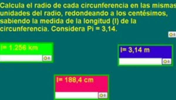 Cálculo de la longitud de una circunferencia (IV) Cálculo de la longitud de una circunferencia (IV)