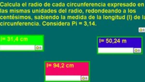 Cálculo de la longitud de una circunferencia (V) Cálculo de la longitud de una circunferencia (V)