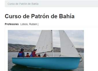 Curso de Patrón de Bahía