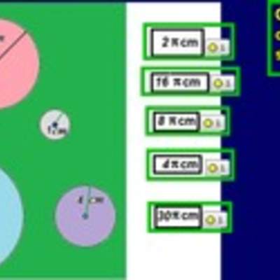 Unir circunferencias con perímetros (II) Unir circunferencias con perímetros (II)