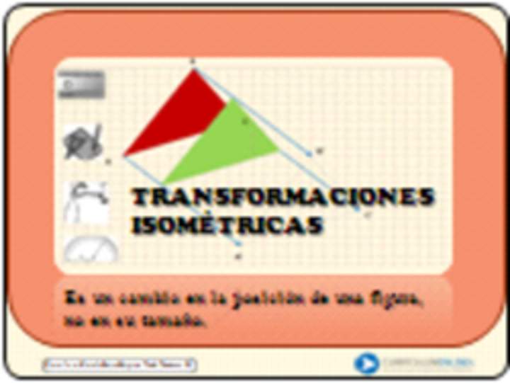 Transformaciones isométricas Transformaciones isométricas