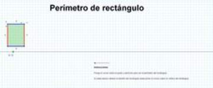 Perímetro de rectángulo Perímetro de rectángulo