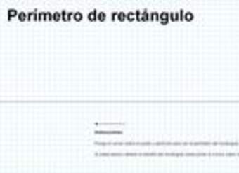 Perímetro de rectángulo Perímetro de rectángulo