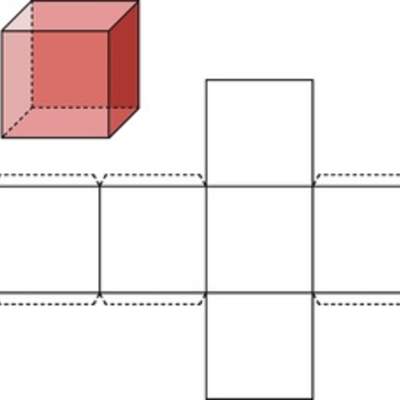 Red de un cubo Red de un cubo