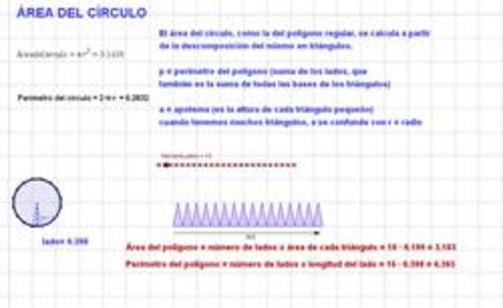 Área del círculo Área del círculo