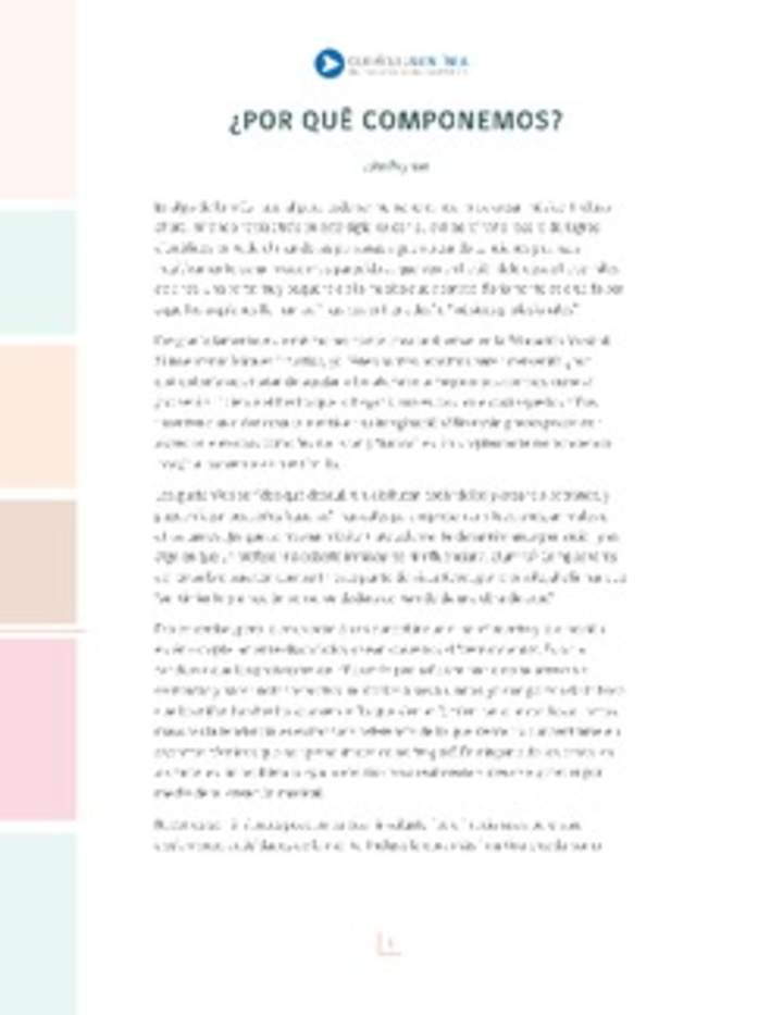 ¿Por qué componemos? ¿Por qué componemos?
