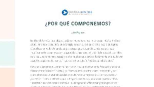 ¿Por qué componemos? ¿Por qué componemos?