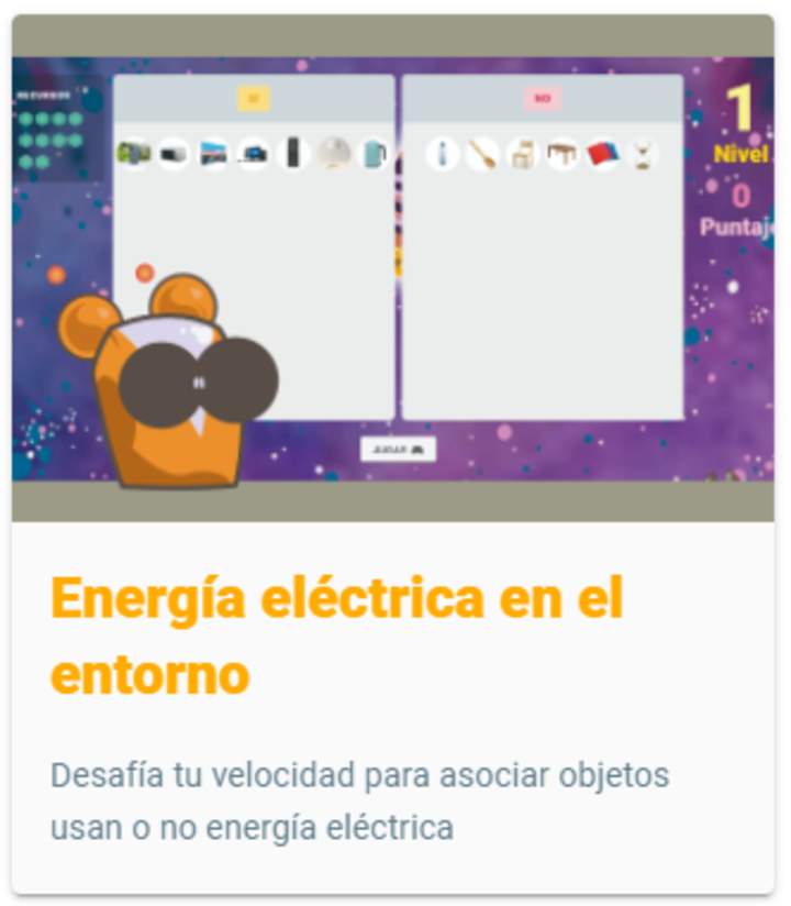 Energía eléctrica en el entorno Energía eléctrica en el entorno