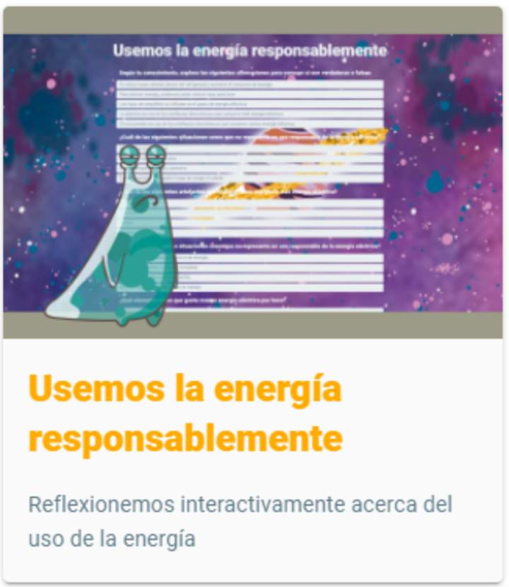 Usemos la energía responsablemente Usemos la energía responsablemente