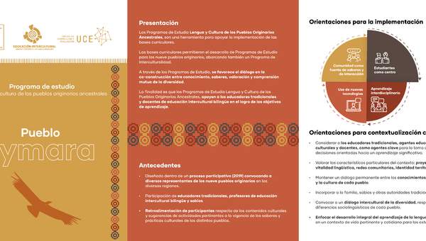 Tríptico Pueblo Aymara Tríptico Pueblo Aymara