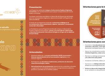 Tríptico Pueblo Aymara Tríptico Pueblo Aymara