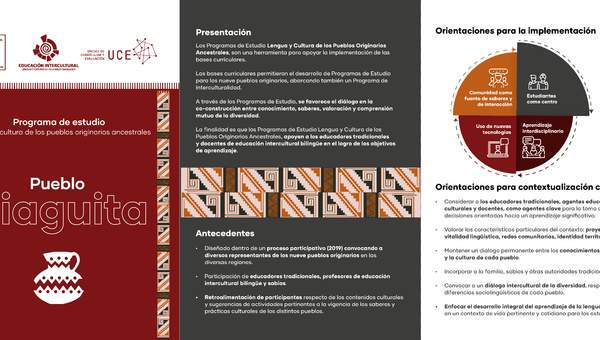 Tríptico Pueblo Diaguita Tríptico Pueblo Diaguita