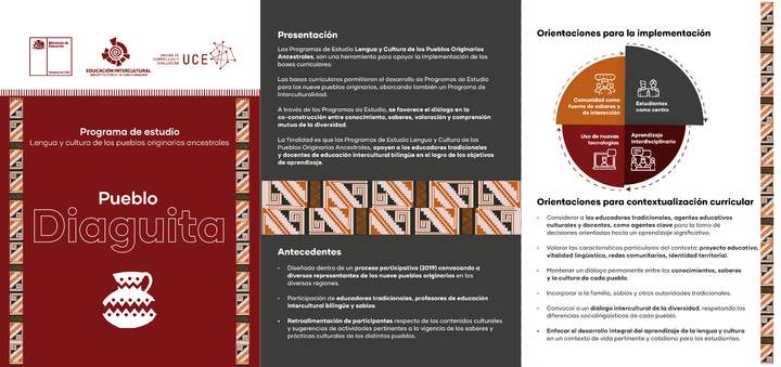 Tríptico Pueblo Diaguita Tríptico Pueblo Diaguita