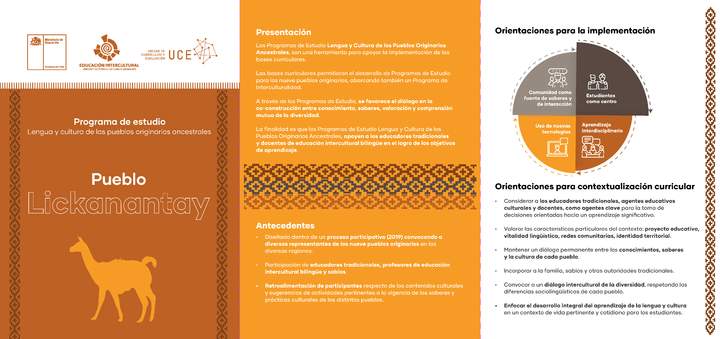 Tríptico Pueblo Lickanantay Tríptico Pueblo Lickanantay