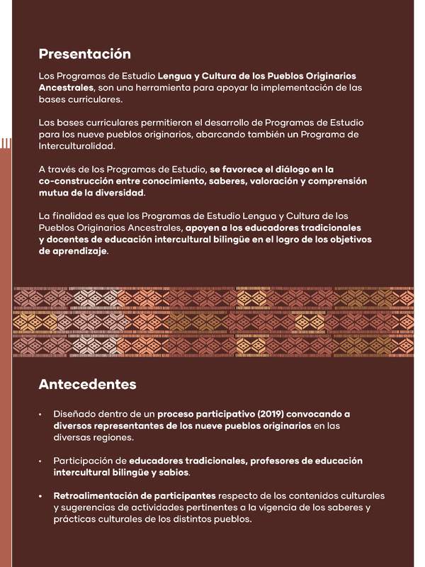 Tríptico Pueblo Quechua Tríptico Pueblo Quechua