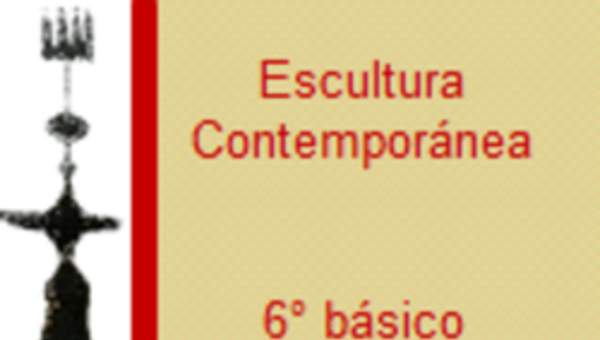 Escultura contempporánea Escultura contempporánea