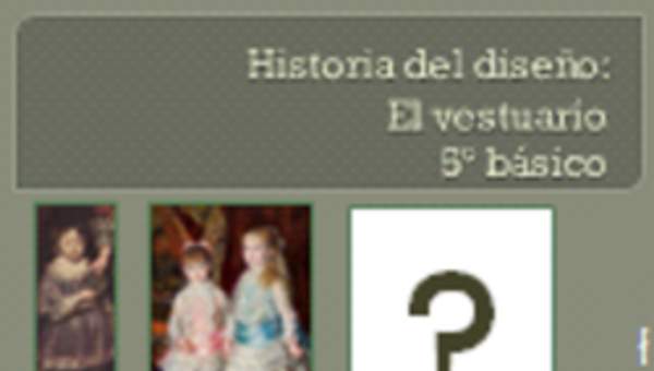 Historia del diseño: el vestuario Historia del diseño: el vestuario