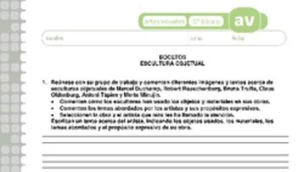 Bocetos escultura objetual Bocetos escultura objetual