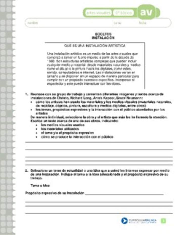 Bocetos instalación Bocetos instalación