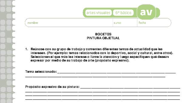 Bocetos Pintura Objetual Bocetos Pintura Objetual