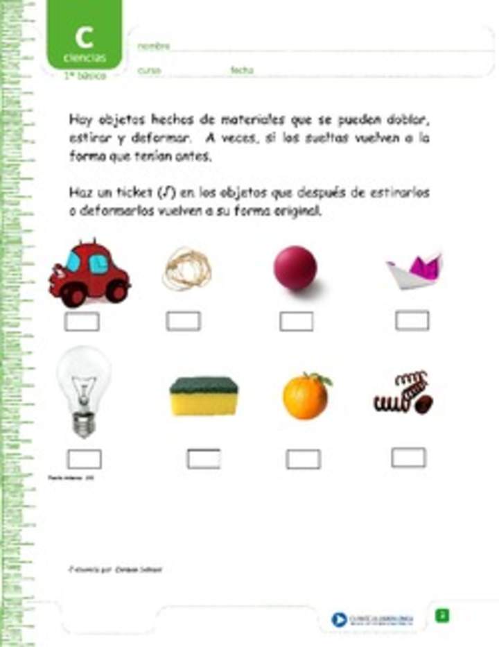 Características de los materiales Características de los materiales