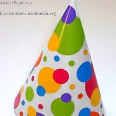 Gorrito de cumpleaños de papel Gorrito de cumpleaños de papel