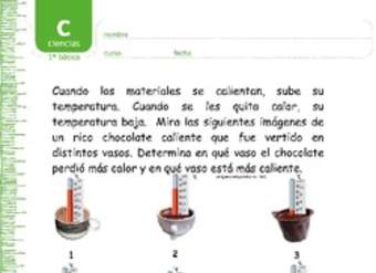 Cambios en los materiales por efecto del calor Cambios en los materiales por efecto del calor