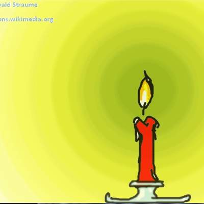 Vela encendida Vela encendida