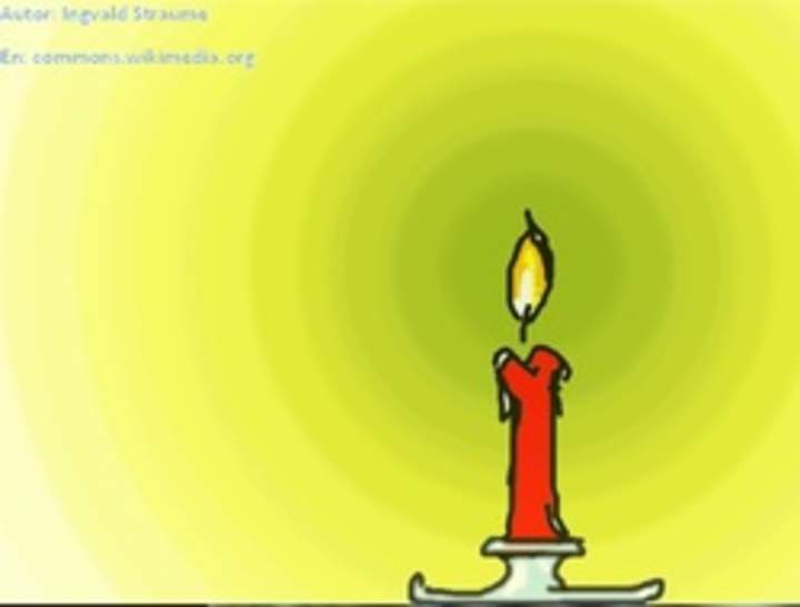 Vela encendida Vela encendida