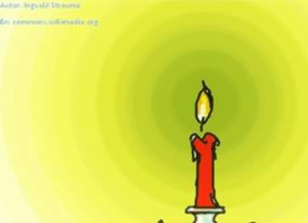 Vela encendida Vela encendida