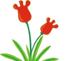 Planta con flor sin rotular Planta con flor sin rotular