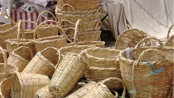 Cestas de mimbre Cestas de mimbre