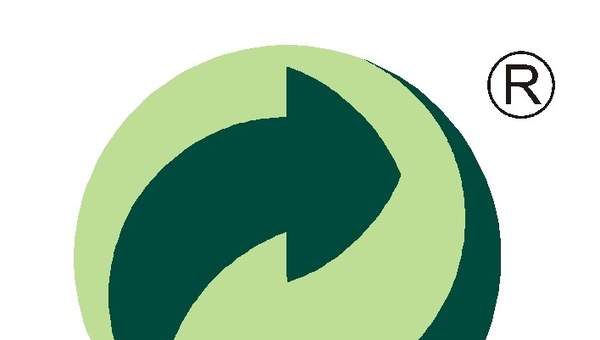 Ícono punto verde reciclado Ícono punto verde reciclado