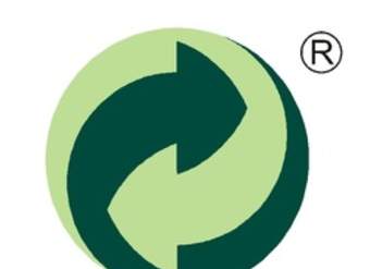 Ícono punto verde reciclado Ícono punto verde reciclado