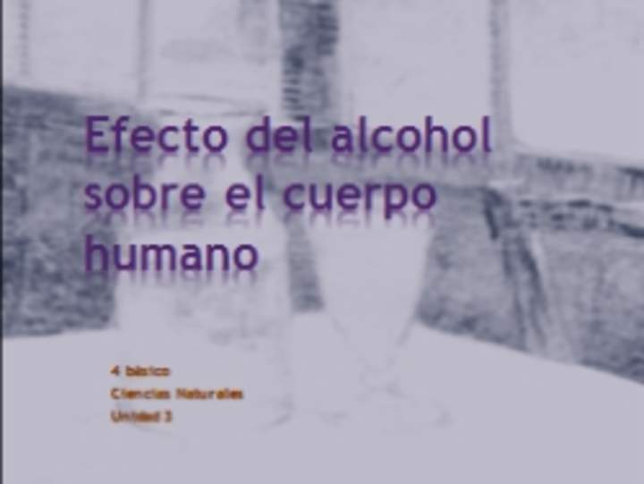 El efecto del alcohol sobre el cuerpo humano El efecto del alcohol sobre el cuerpo humano