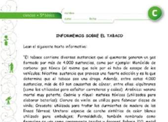 Elaboración de un afiche sobre el tabaco y la salud Elaboración de un afiche sobre el tabaco y la salud