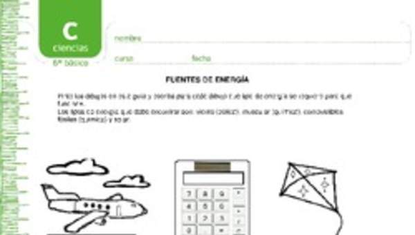 Fuentes de energía Fuentes de energía