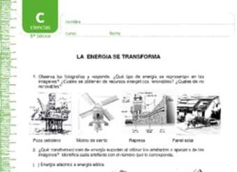 La energía se transforma La energía se transforma