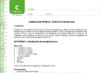 Conducción térmica y eléctrica en sólidos Conducción térmica y eléctrica en sólidos