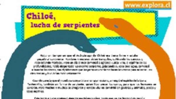 Relato folklórico sobre Chiloé y la formación del relieve de la tierra Relato folklórico sobre Chiloé y la formación del relieve de la tierra