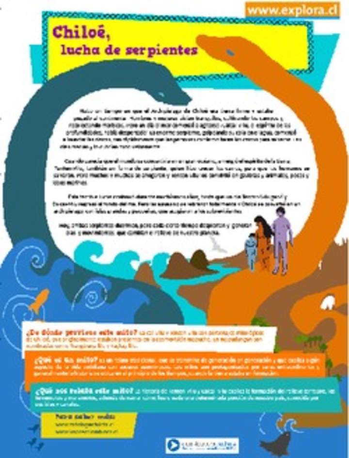 Relato folklórico sobre Chiloé y la formación del relieve de la tierra Relato folklórico sobre Chiloé y la formación del relieve de la tierra