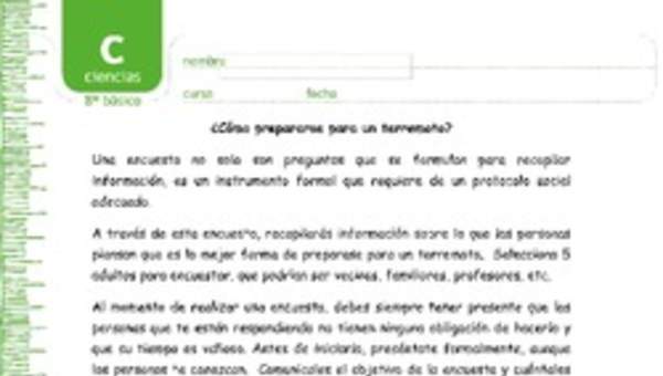 Encuesta sobre actitudes en un terremoto Encuesta sobre actitudes en un terremoto