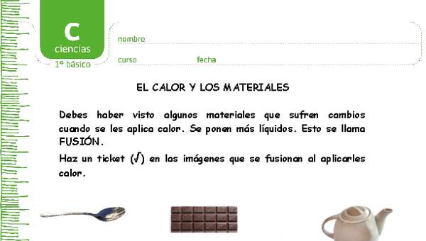 Efecto del calor en los materiales Efecto del calor en los materiales