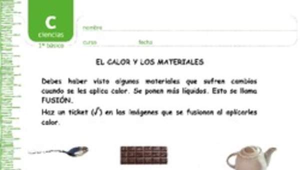 Efecto del calor en los materiales Efecto del calor en los materiales