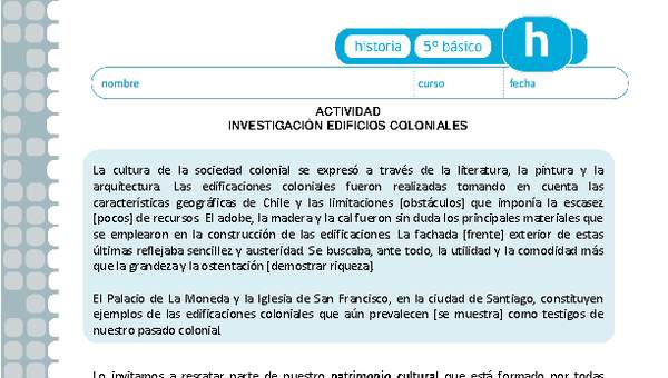 Edificios coloniales Edificios coloniales